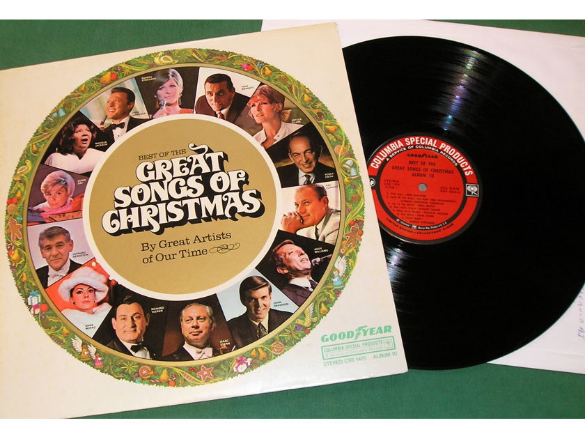 BEST of the GREAT SONGS of CHRISTMAS - * 1970 COLUMBIA SPECIAL PRODUCTS - GOODYEAR * CSP1a LABEL - NM 9/10