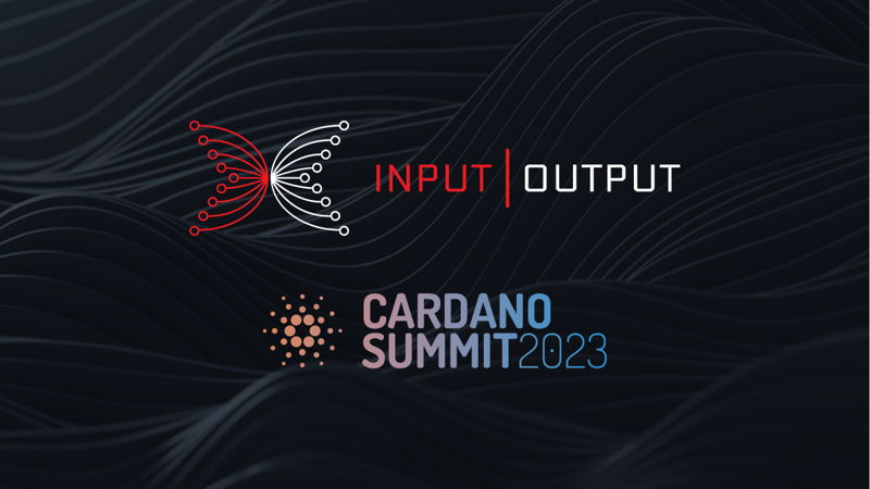 Cardanoサミット2023でのInput Output Global