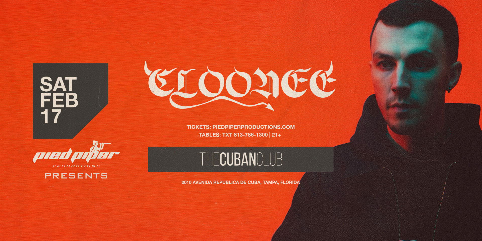 Cloonee at The Cuban Club promotional image