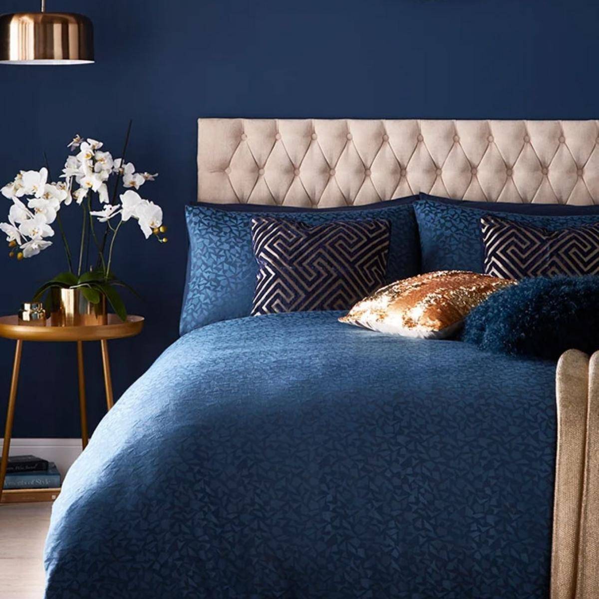 promeed dark blue bedding