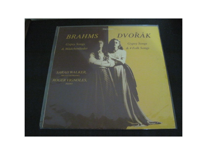 SARAH WALKER/ROGER VIGNOLES - "Brahms/Dvorak Gypsy Songs" E 77042  LP/Vinyl