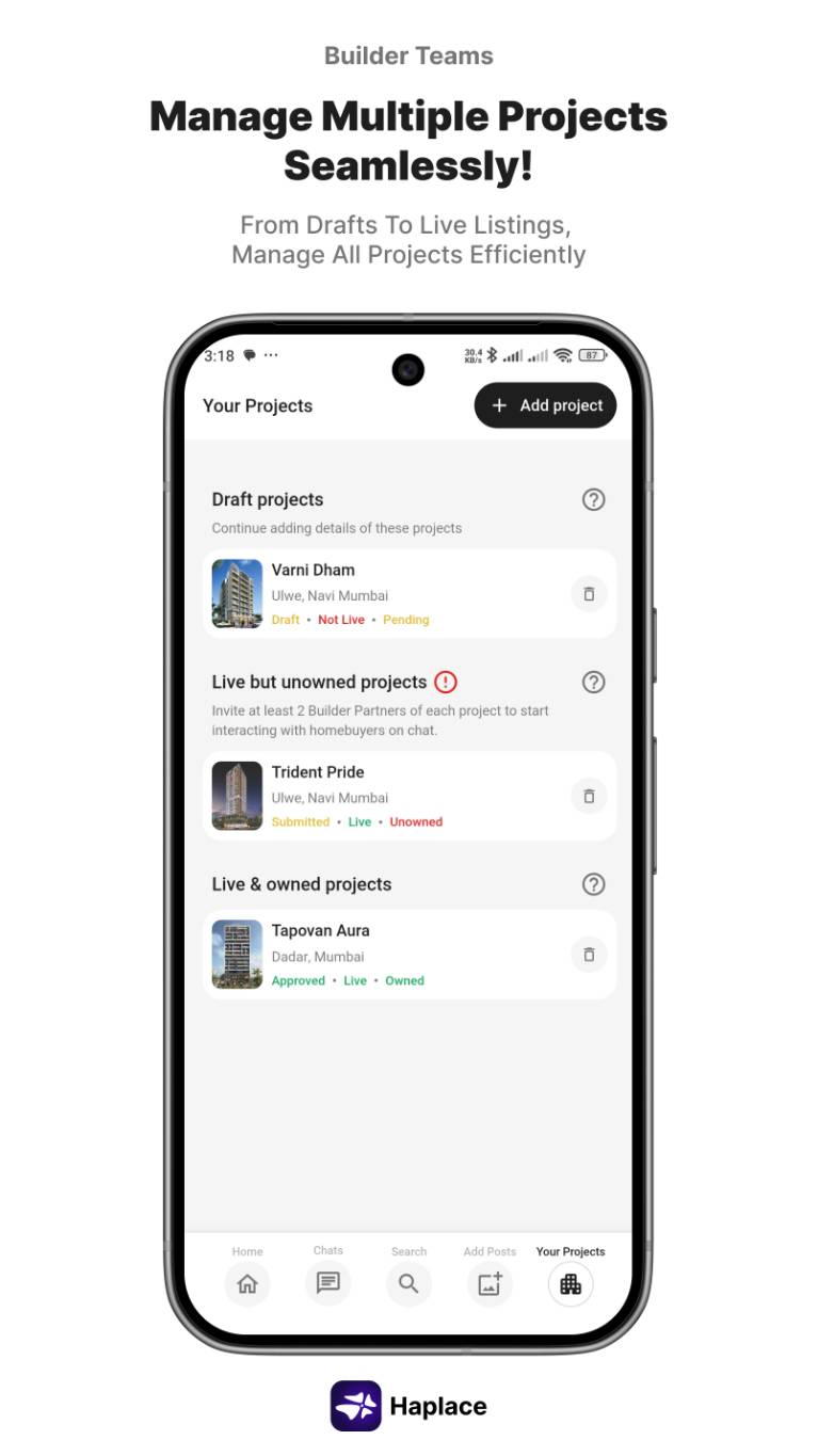 Bottom navigation developers developer - Suraj P.'s portfolio image