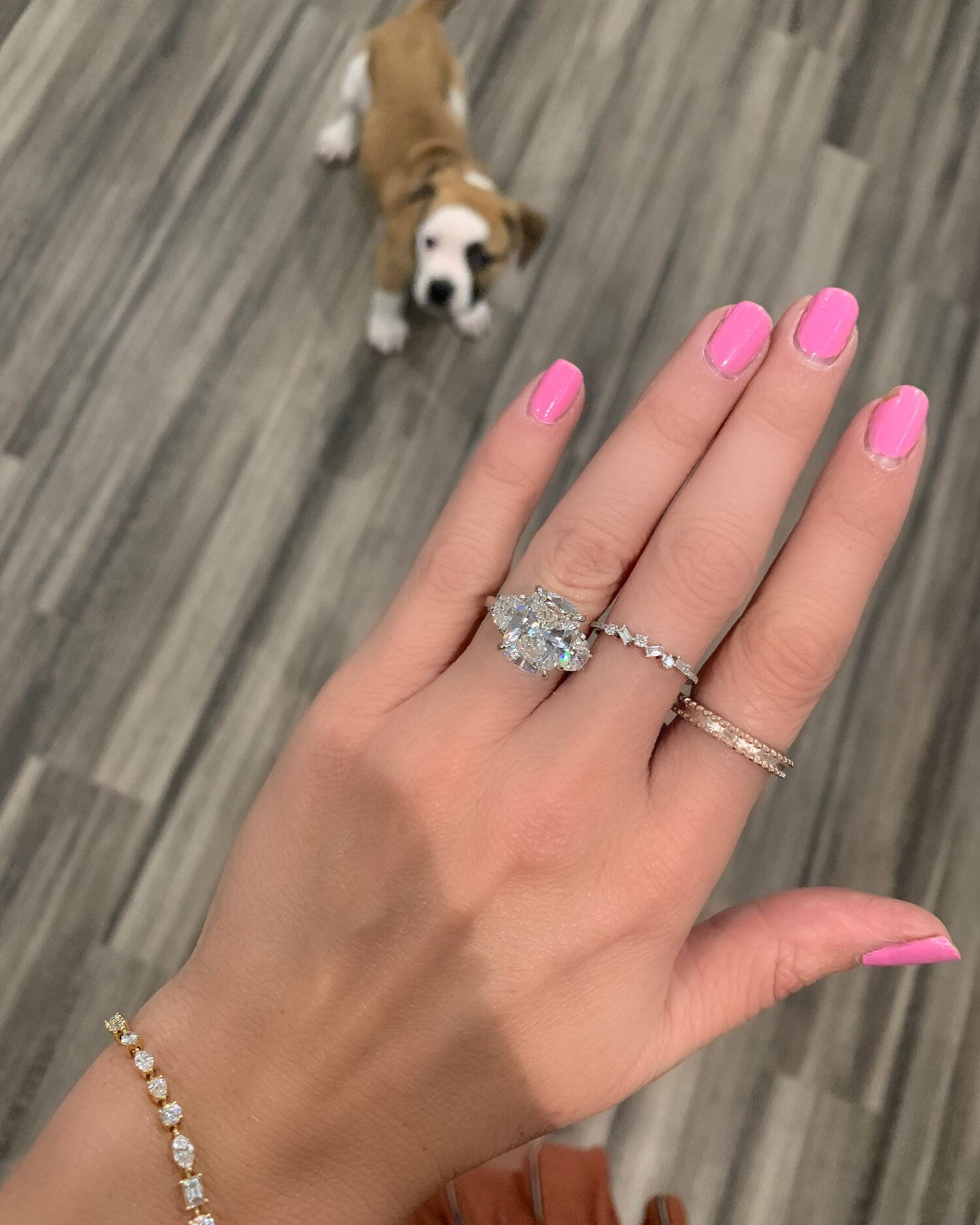 Miss Diamond Ring 5 Carat 6 Carat Cushion Diamond Engagement Ring