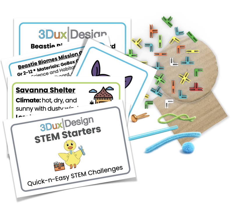 picture of 3duxdesign stem challenge card deck