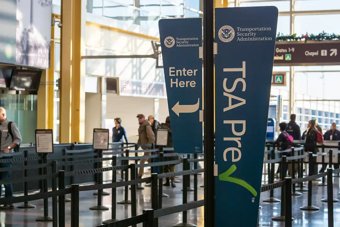 TSA Precheck line TSA Precheck line