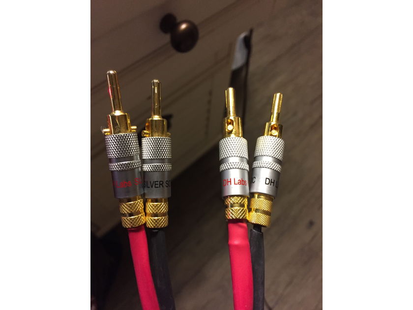 DH Labs Q-10 spk 4ft long pair, terminated with DH Labs locking bananas