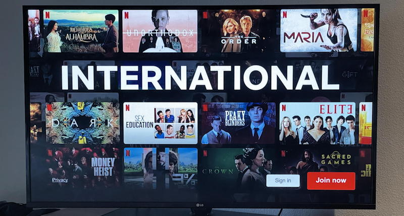 netflix tv