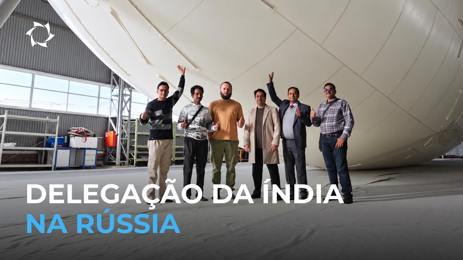 Parceiros da Índia visitaram as instalações da Sovelmash e da AERONOVA