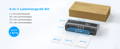 24-sheet Cross-cut  Shredder  Shreds 24 sheets per pass into cross-cut particles measuring 5/32 x 1-12/32 inches (4*35 mm). Reaches P-4 security level.