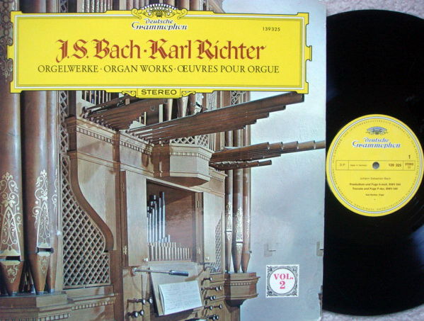 DG / KARL RICHTER, - Bach Organ Works Vol.2, EX!