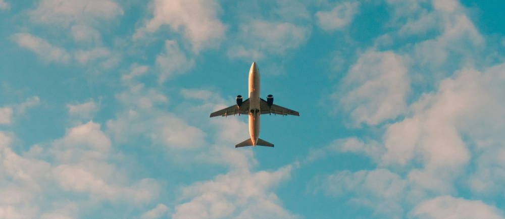 Plane loading baggage at airport
