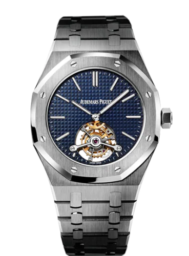 Royal Oak Ultra Thin Tourbillon Stainless Steel / Blue