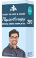 200+ Ready to Share Templates in this Physiotherpy Bundle, Perfect for Physiotherapists, Chiropractors, Kinesiologist, Chiropodist, Podiatrists, Osteopaths, and more! Ensure you always have Quality and Viral Content. Never Run Out of ideas, Save Time, Post daily, Reach more Audience and Grow your Engagement.