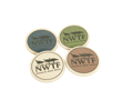 4 Pack Stone Coasters w/ NWTF logo