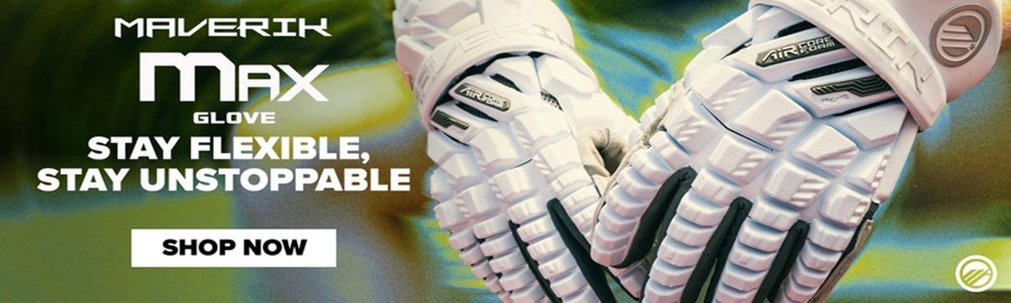 Maverik Max Lacrosse Gloves | TOP STRING LACROSSE