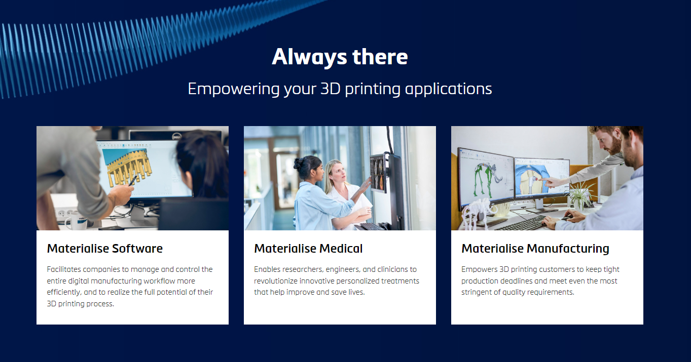 Materialise product / service