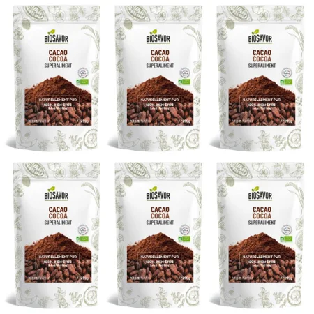 Cacao bio en poudre - Lot de 6