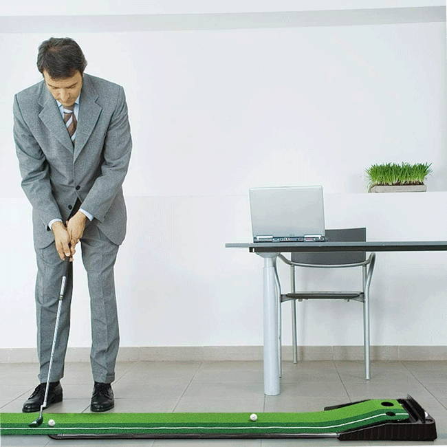 Indoor golf putting green portable practice mat