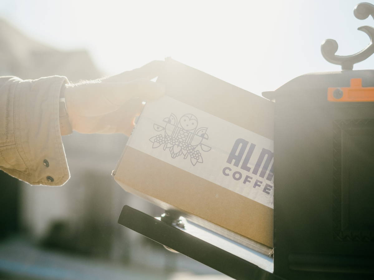 alma coffee delivered conveniently to your mailbox