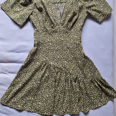 Kleid Petite Leopardenmuster