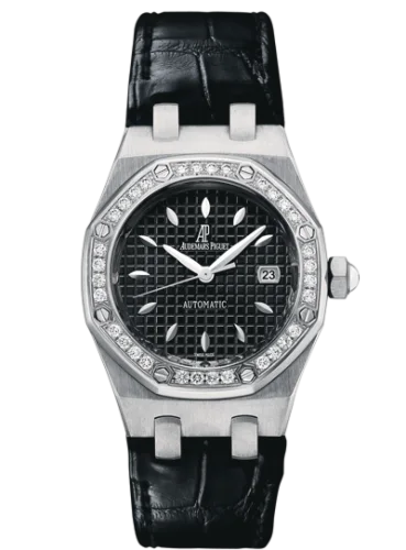 Royal Oak Selfwinding 77321 Stainless Steel / Diamond / Black / Alligator