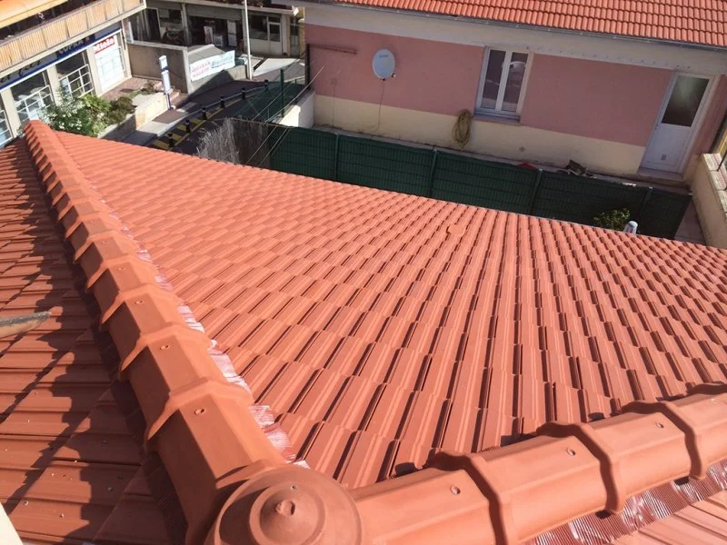 Rénovation de toiture à Beausoleil en tuiles de Marseille — photo 7 sur 9 — CEG TOITURE