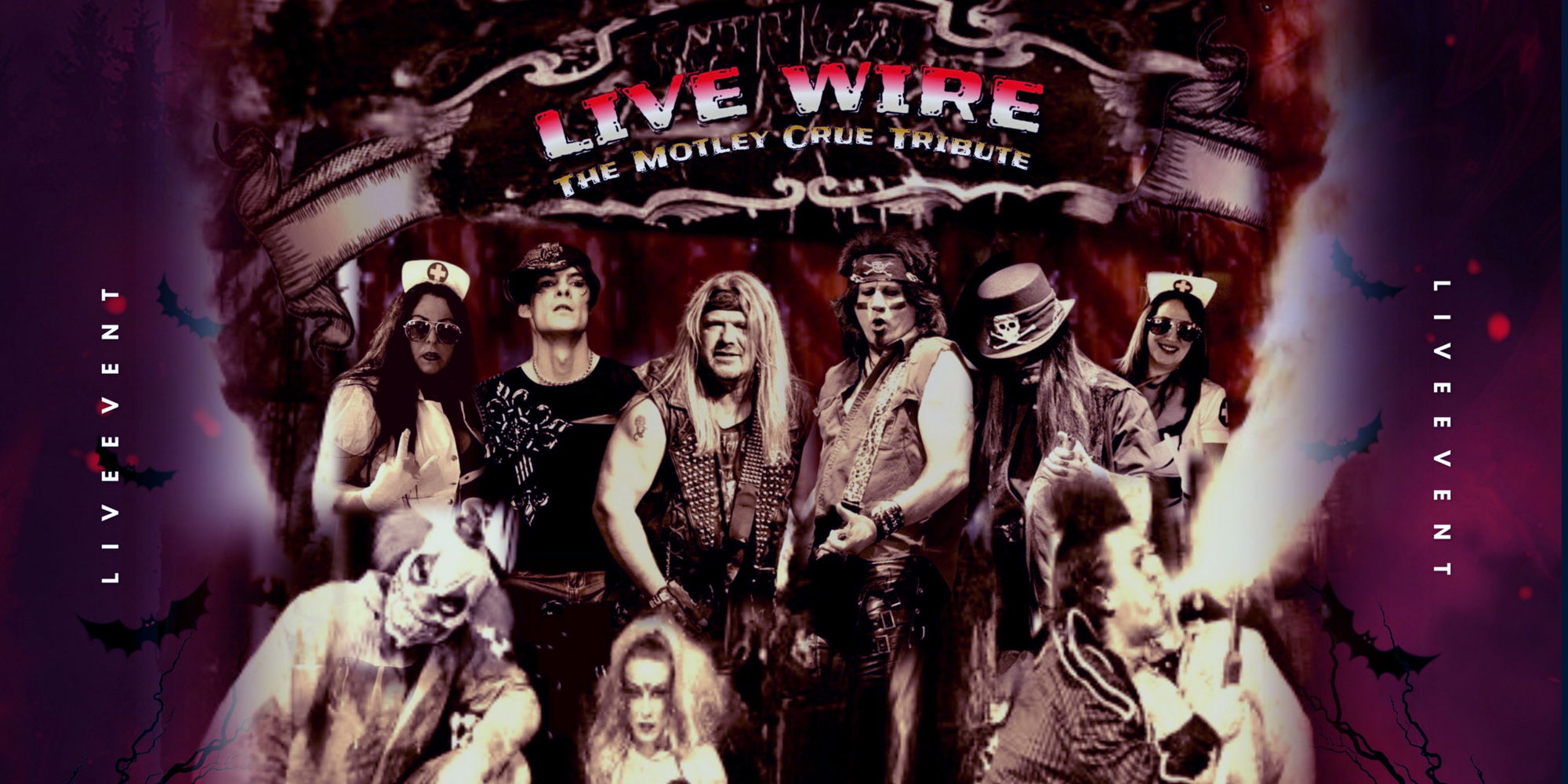 Live Wire- (Motley Crue Tribute) live at The Tonidale Pub in Oakdale, Pa! promotional image