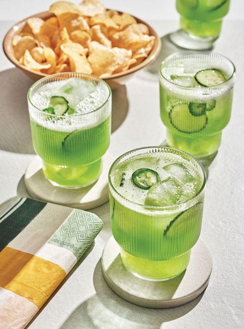 Mocktails tonic au concombre
