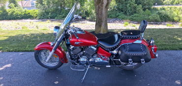 2009 YAMAHA V STAR SILVERADO motorcycle for rent near Hughesville, PA
