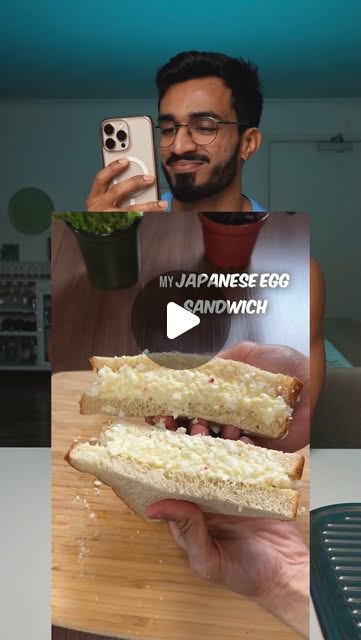 Japanese Egg Sandwich Recipe by @arch.eat