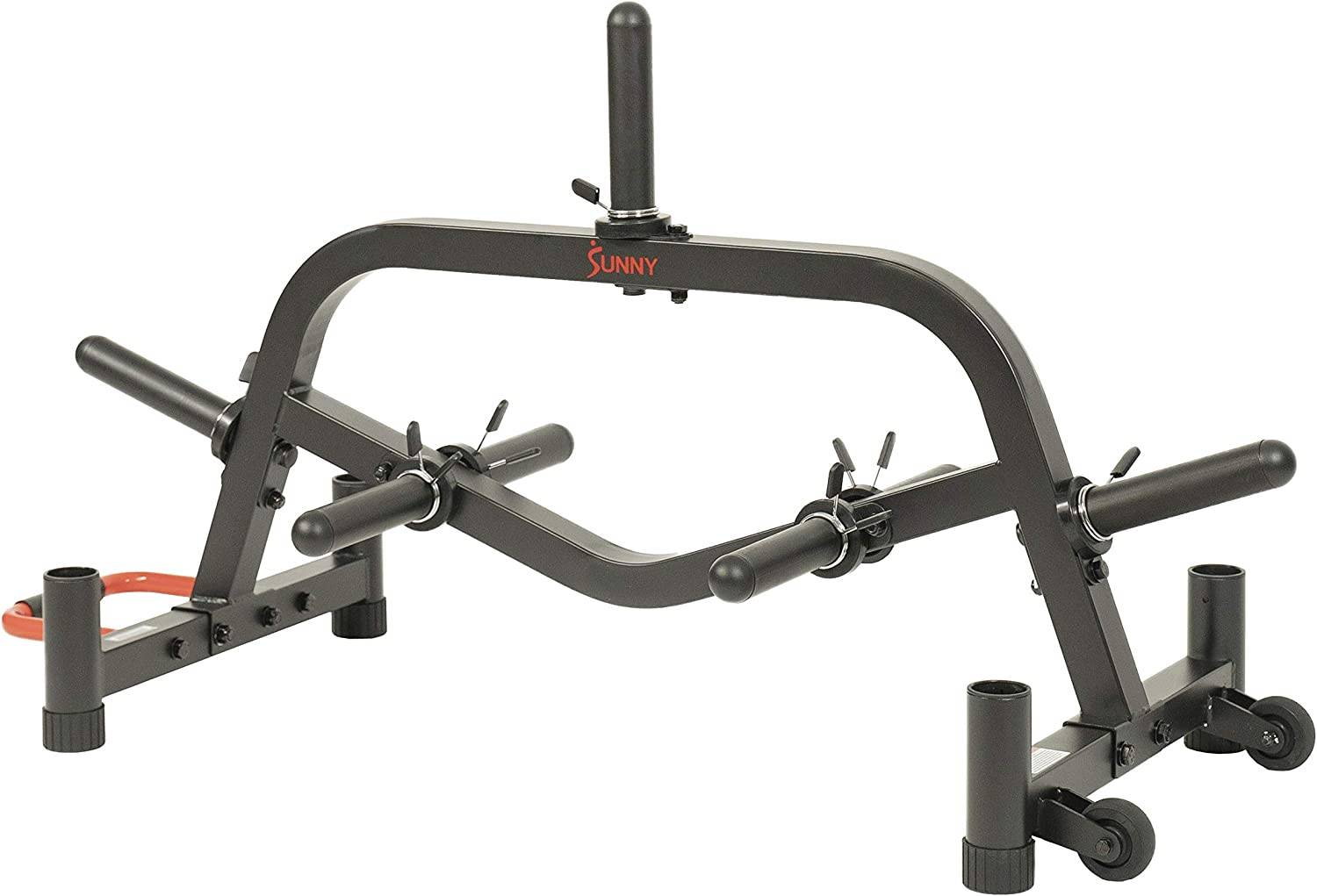 Sunny Health & Fitness Weight Plate and Barbell Rack Storage Stand