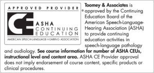American Speech and Hearing Association