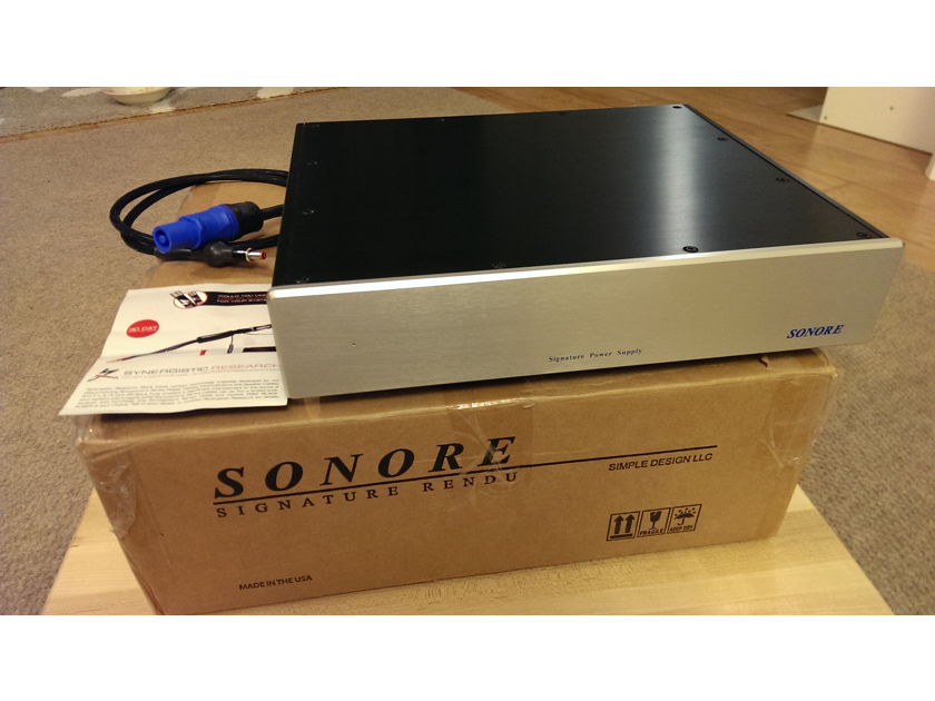 Sonore microRendu 1.4 bundle Sonore Signature Power Supply black fuse (lowered)