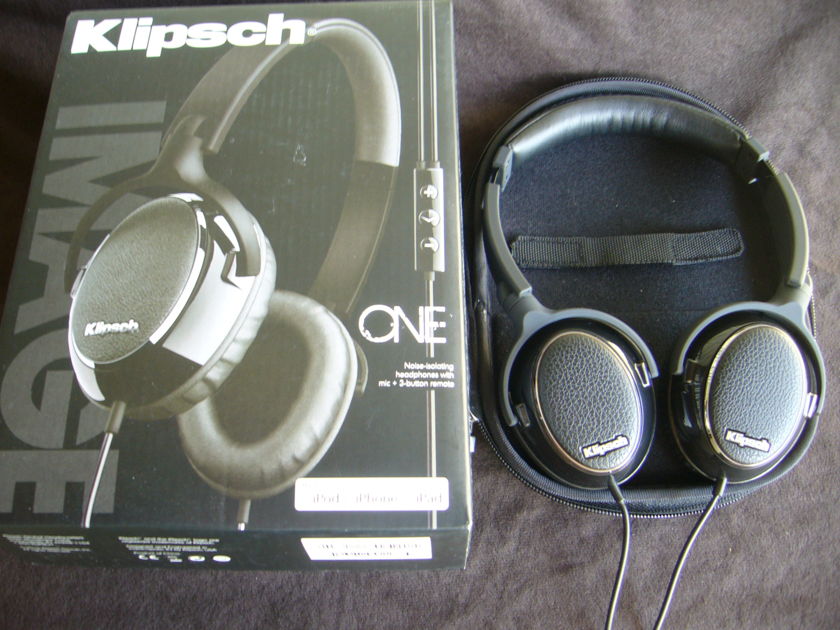 Klipsch  One Headphones  mic+3-button remote, Free shipping