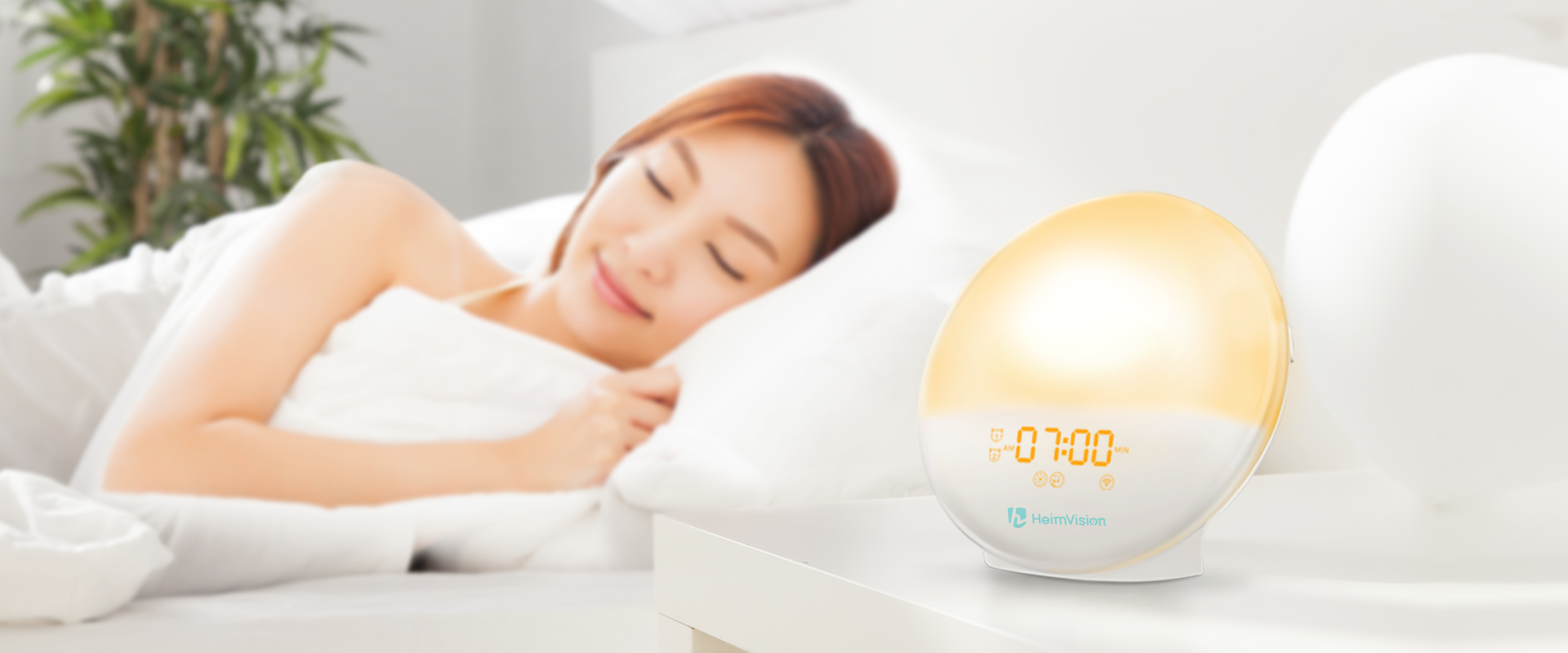 Tuya Wake Up Light Sunrise Alarm Clock WiFi Smart 7 Colors Sunrise Sunset  FM Radio Digital Nightlight Clock For Alexa Go, Table Lamps