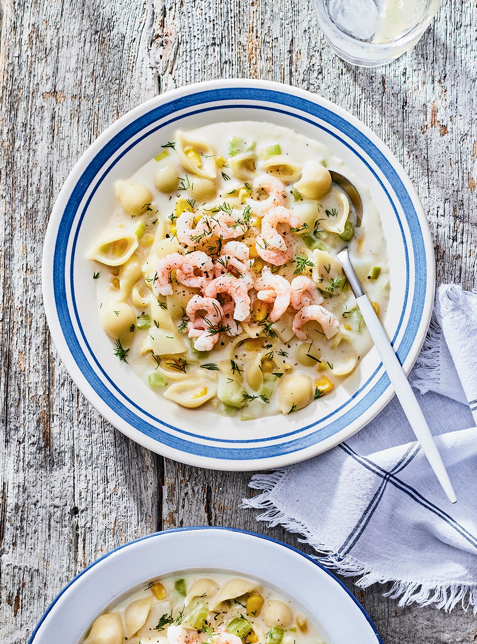 Shrimp and Corn Chowder Pasta | RICARDO