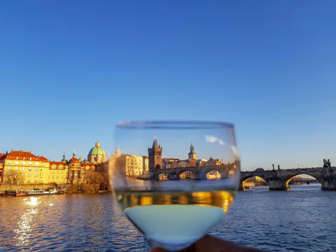 Prague Private Cycle Boat River Tour with Beer or Prosecco