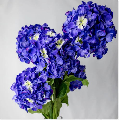 Purple Hydrangea Soft Touch - Realistic Artificial Flowers - Image 2