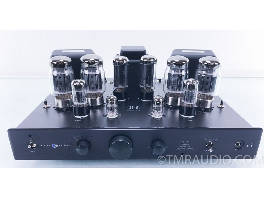 Cary Audio SLI-80 Signature Stereo Tube Integrated Amplifier (200 hours; All Upgrades) (3780)