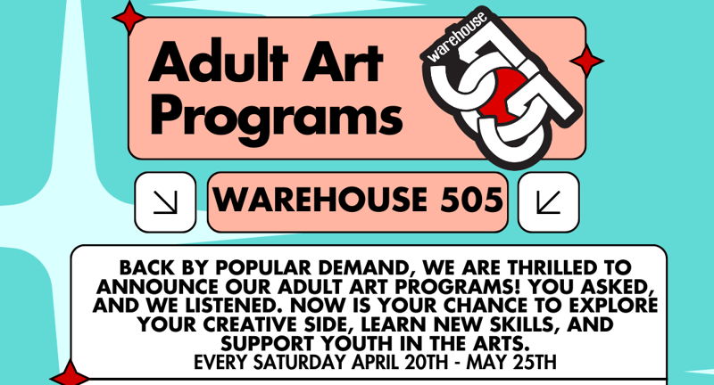 DJ & Sewing programs from Warehouse 505