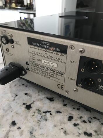 Hovland Company HP-200 Linestage tube preamp. HP200P Ph...
