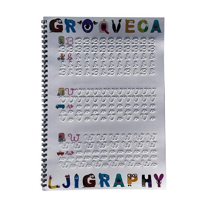 3 x Set Groove Calligraphy ™ Reusable Copybooks