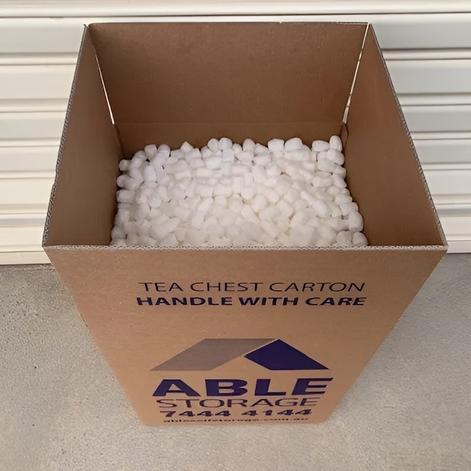 Able Tea Chest with Void Fill