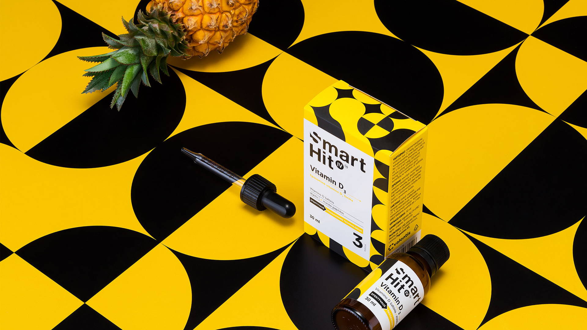 Featured image for Smart Hit Supplements Are Shaking Up The Market With Bold Geometric Packaging