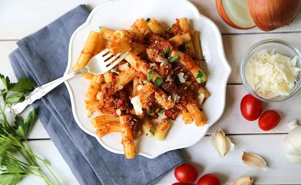 Photo of Beef Pasta Ragu with Cheesy Broccoli 