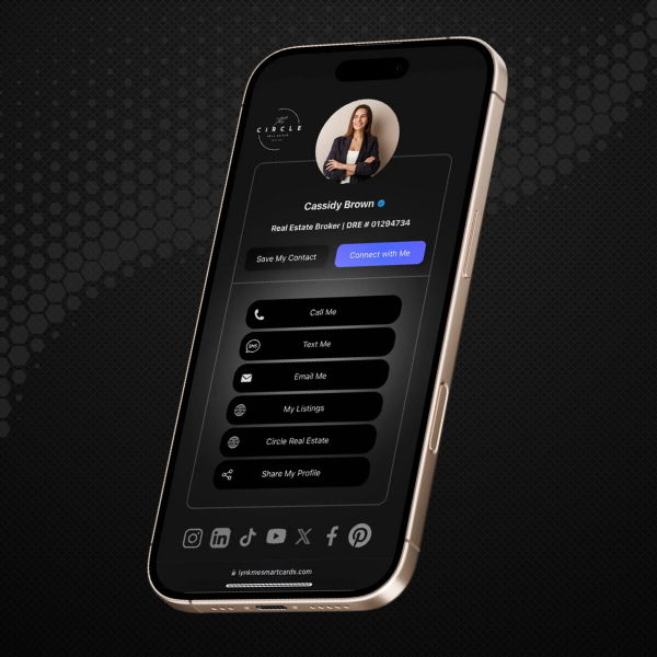 LynkMe Cards — digital business card preview
