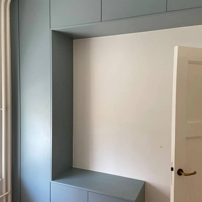 Inbouwkasten op maat, klantproject Houtenmeubelshop
