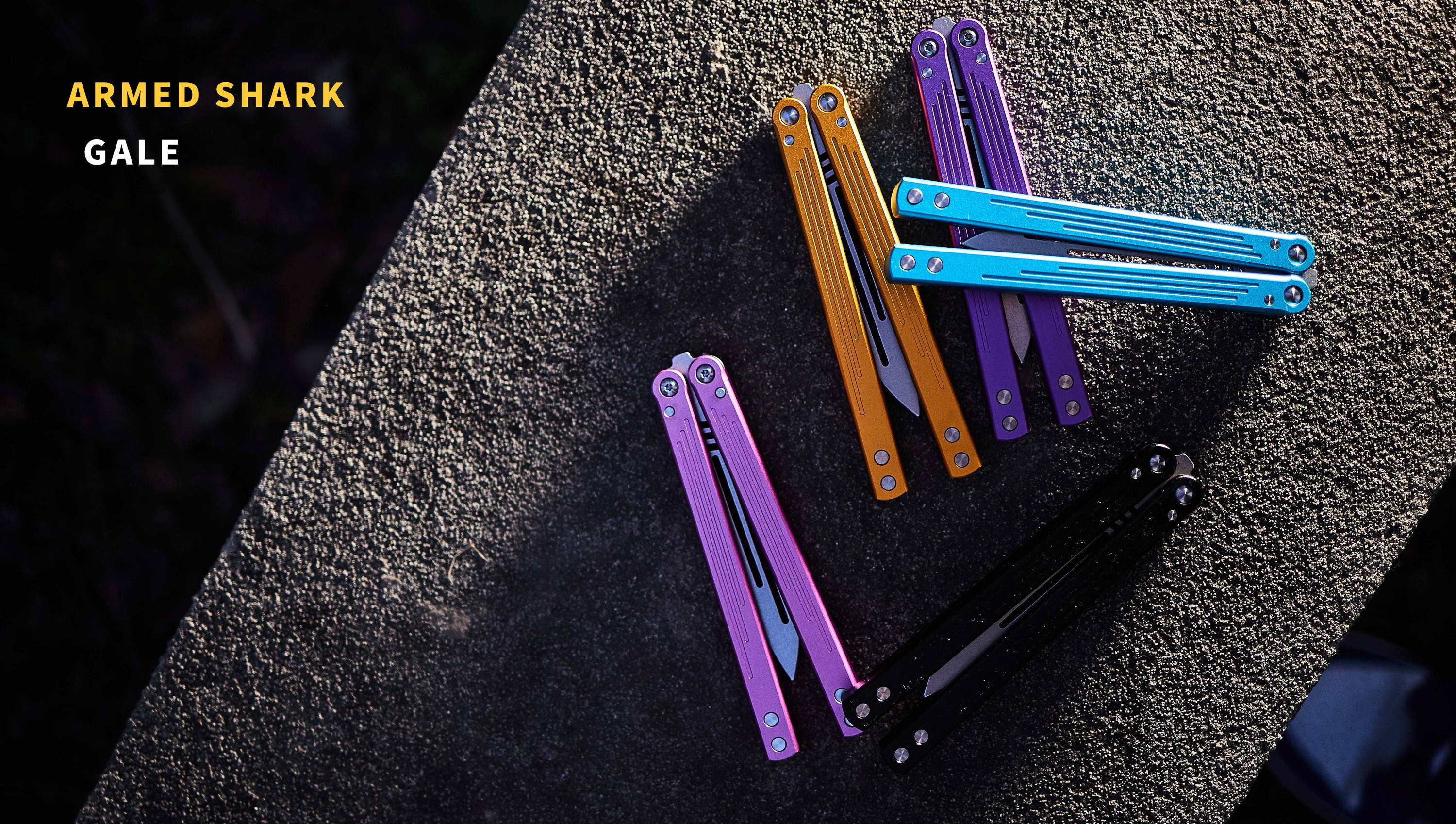 武装鲨鱼 Gale Balisong 蝴蝶训练刀