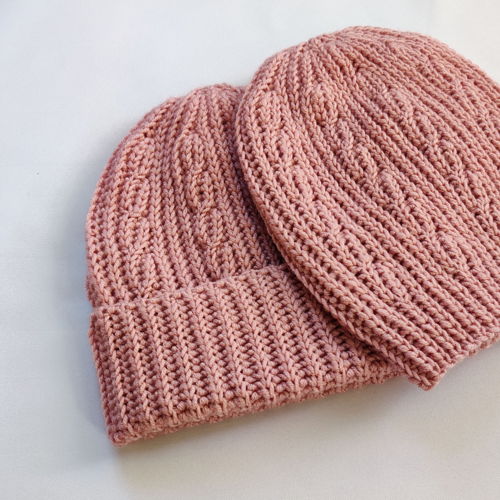 Crochet Cable Beanie Hat