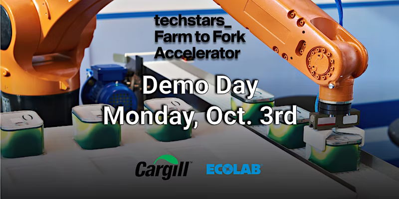 Techstars Farm to Fork Demo Day promotional image